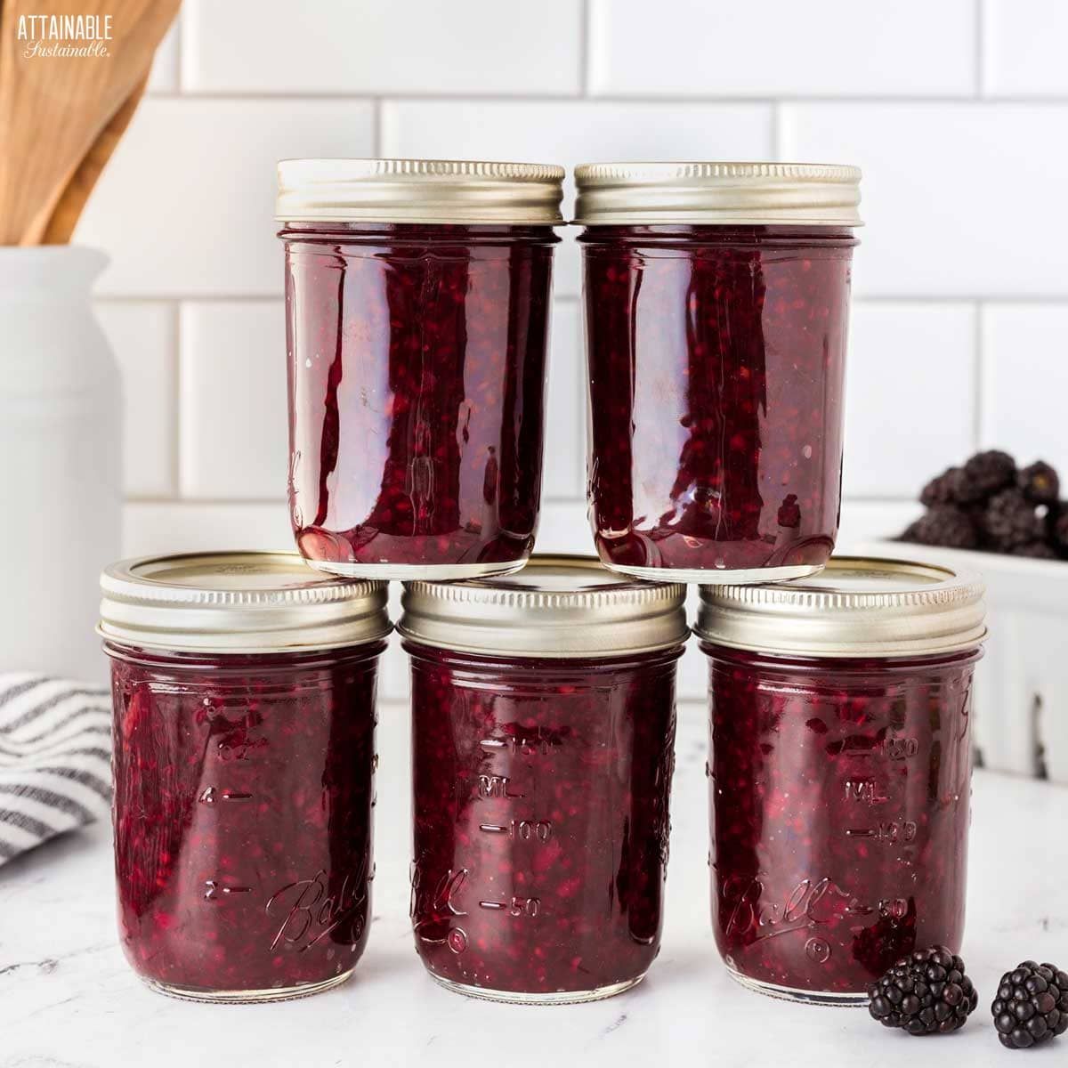 Old fashioned blackberry jam